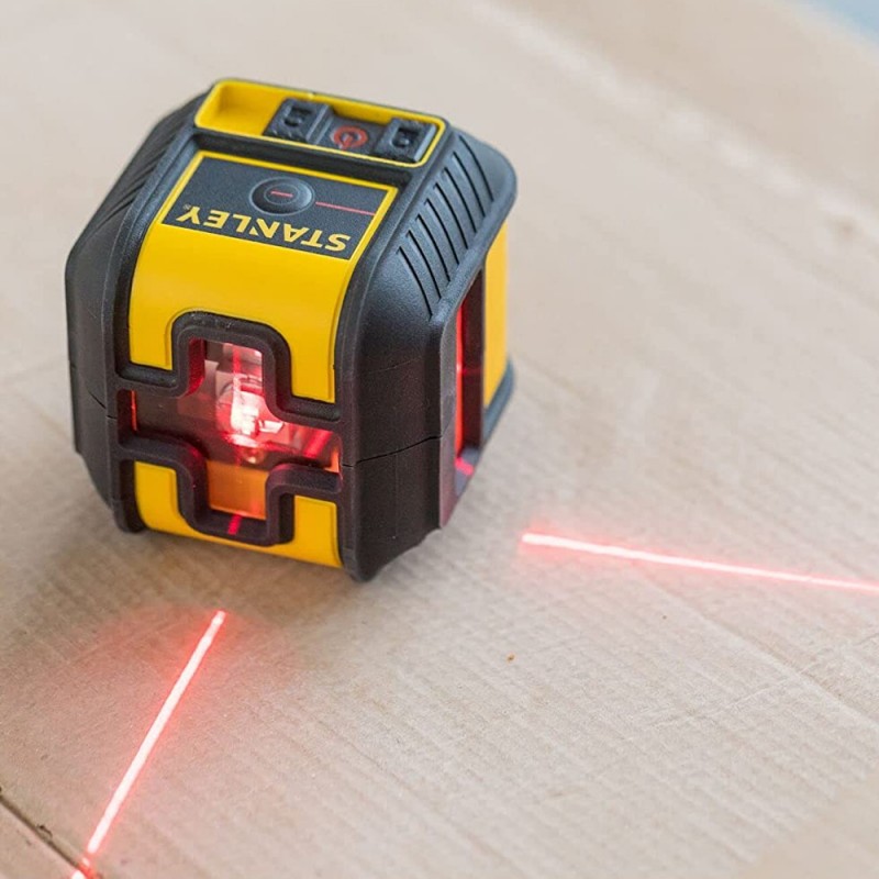 Nivel Láser de Lineas Cruzadas Cubix Luz Roja 12 M Stanley STHT77502_4