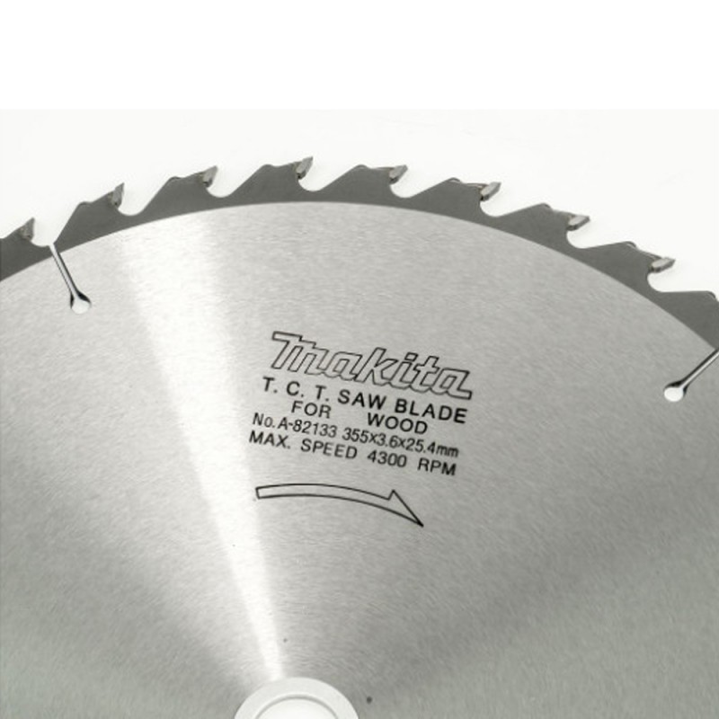 Disco corte Madera 14" X 40 Dientes Makita A-82133_2