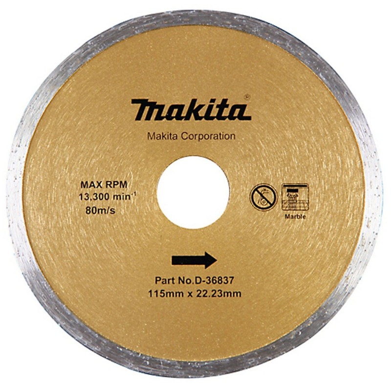 Disco Diamantado Borde Continuo 115 x 22.23 x 17 mm Makita D-36837_2
