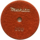 Disco pulidor diamantado DE 100 mm. NARANJA. GRANO 200 MAKITA_3