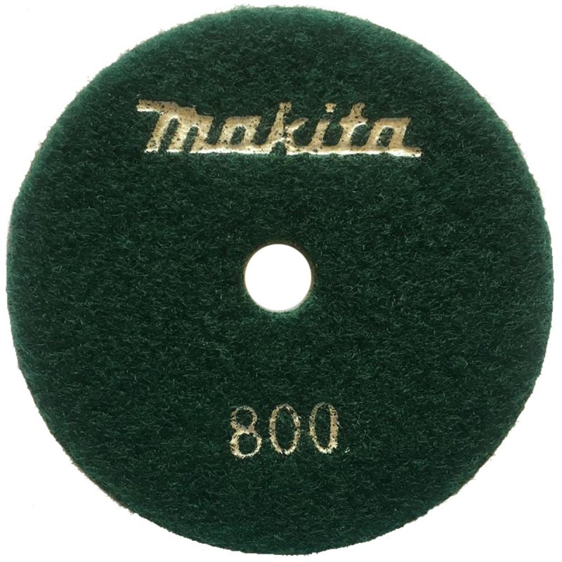 Disco pulidor diamantado DE 100 mm. VERDE OSCURO. GRANO 800 MAKITA_3