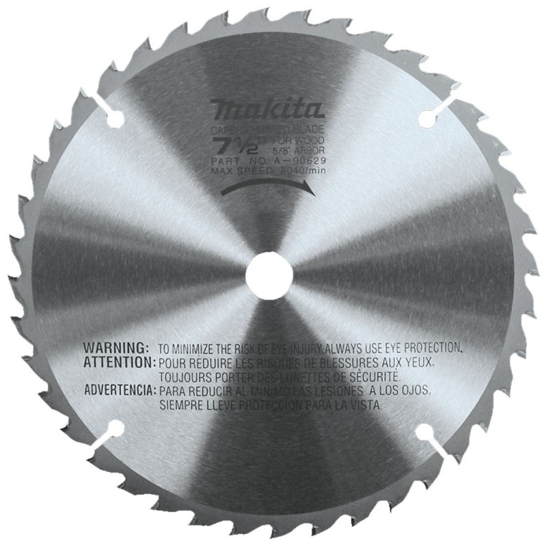 Disco de sierra Circular para Madera 7-1/2" x 5/8" 40 D Makita A-90629_2