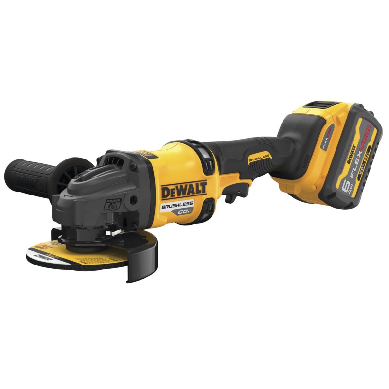 Amoladora Angular 5" 60V FlexVolt Brushless Incl 2 Bat + Carg Dewalt DCG418T2-B2_2
