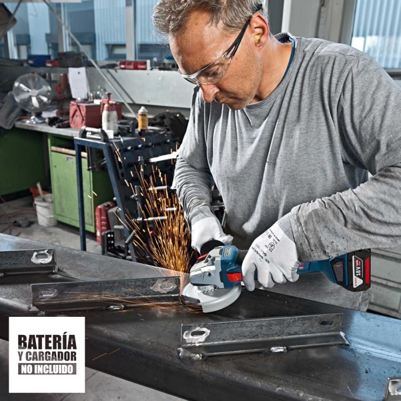 Amoladora Angular 5" 18V Brushless Baretool Bosch GWS 18V-10_3