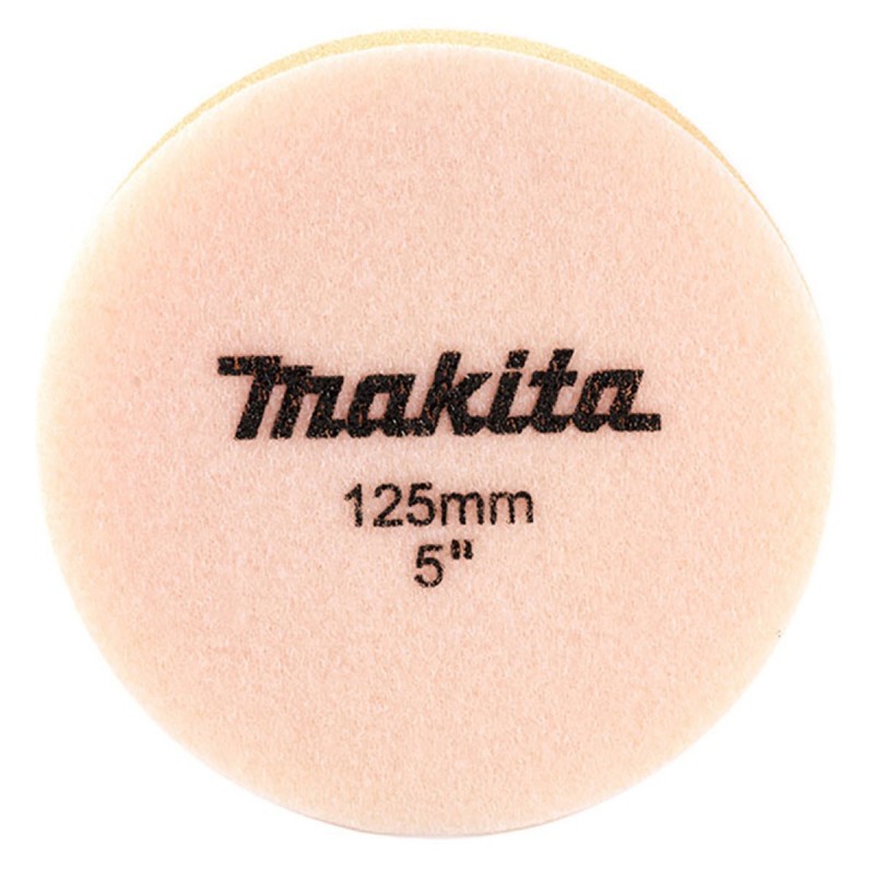 Esponja para pulido tipo ondulada - naranja(grueso) 125mm para PO5000C_2