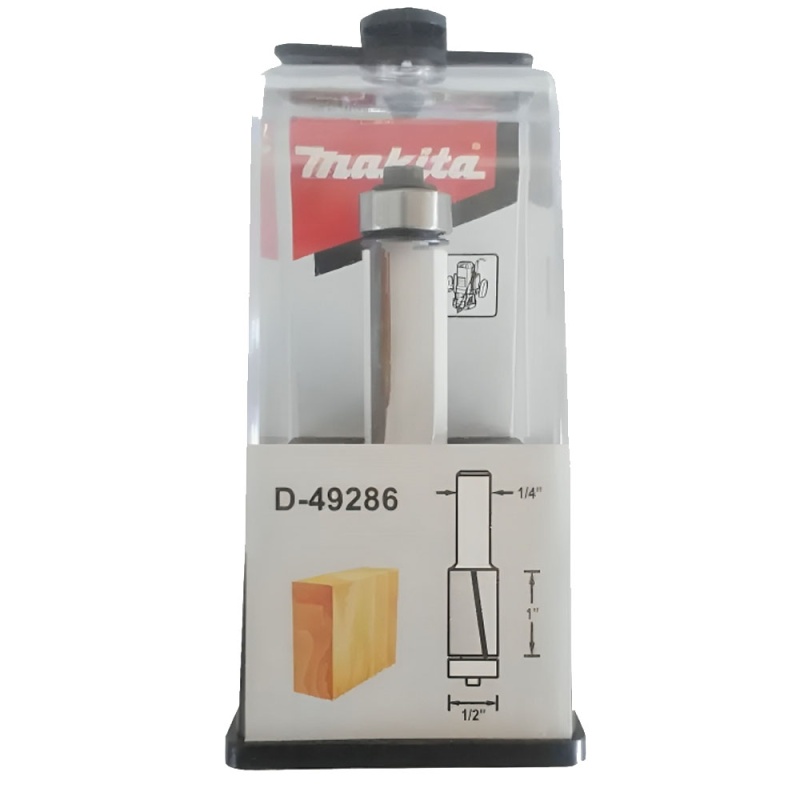 Fresa Enrasadora 1/4" x 1/2" Con Rodaje Makita D-49286_3