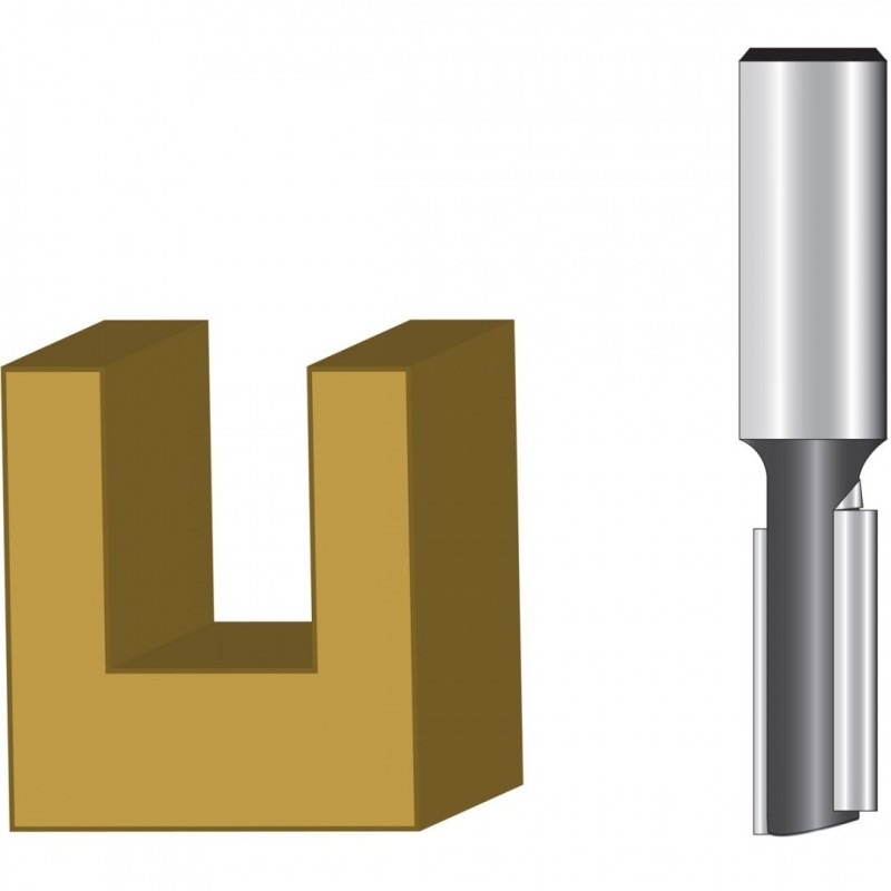 Fresa Recta para Ranuras 1/4" x 1/4" Makita D-49105_2