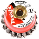 Grata 3" pelo 0.5mm copa Trenzado rosca M14 Italia_2