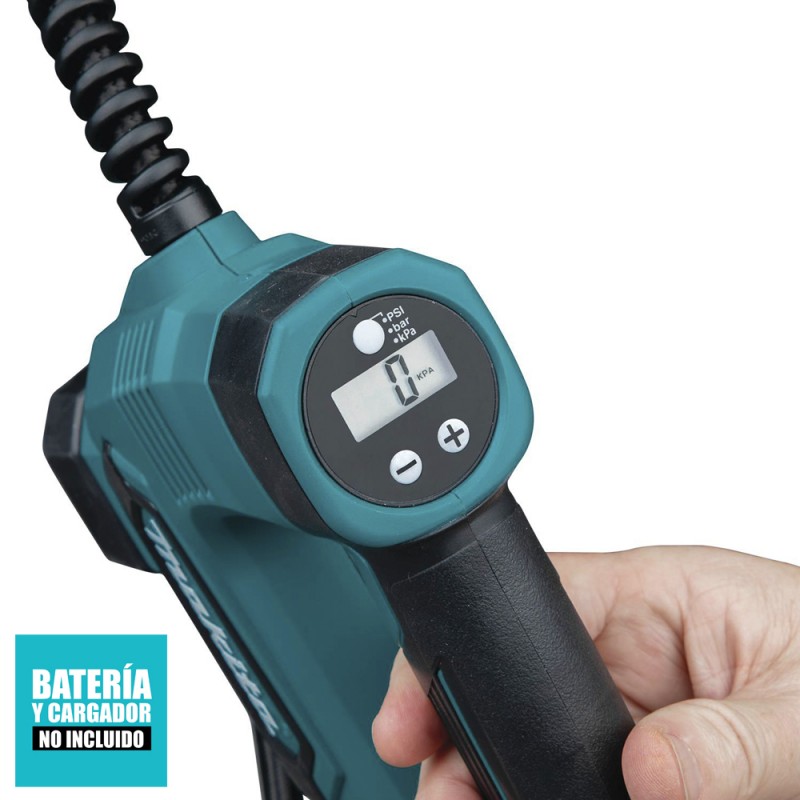 Inflador Inalámbrico 12V CXT Baretool (Sin Baterías / Sin Cargador) Makita MP100DZ_3