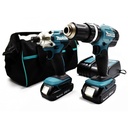 Taladro Percutor 1/2" + Atornillador Impacto 1/4" 18V LXT 2 Bat 1.5 Ah Makita DLX2336SYX_7
