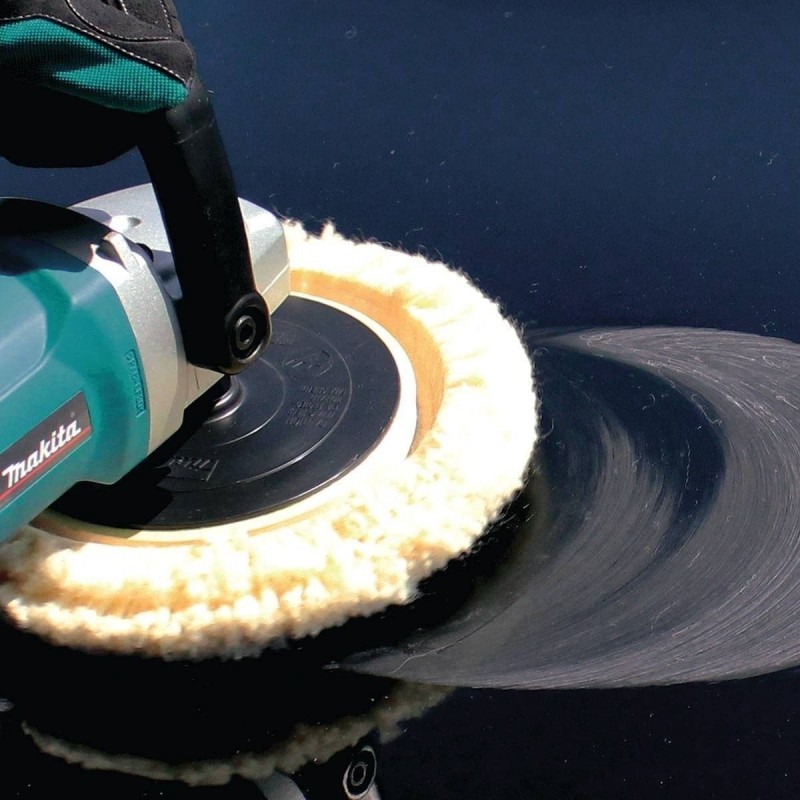 Bonete de Lana con velcro 7" para Pulidoras Makita_5