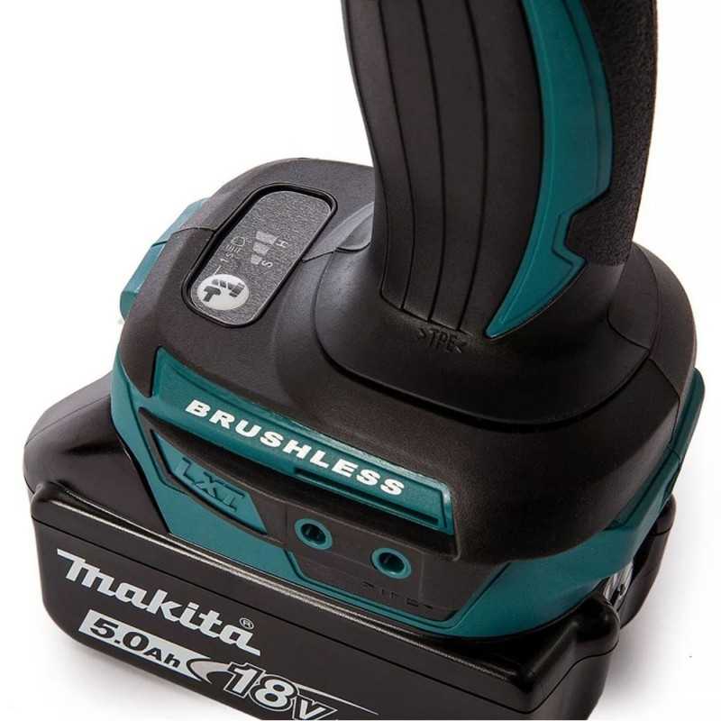 Llave de Impacto 3/4" 18V LXT BL Inc 2 Bat y Carg Makita DTW1001RTJ_5