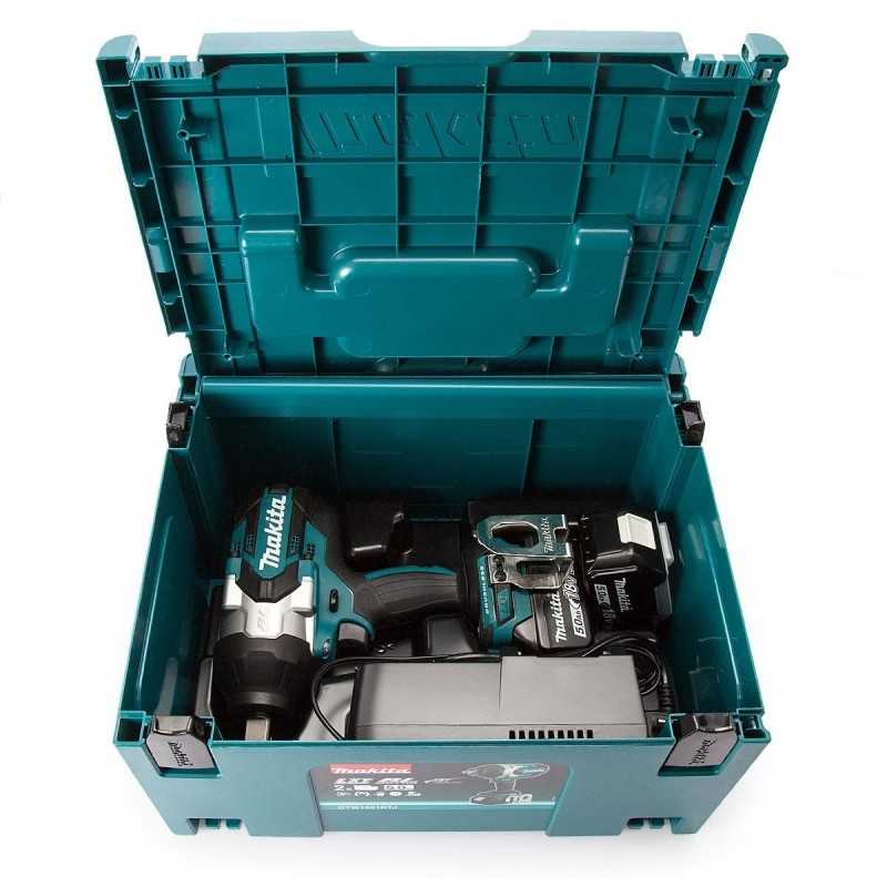 Llave de Impacto 3/4" 18V LXT BL Inc 2 Bat y Carg Makita DTW1001RTJ_6