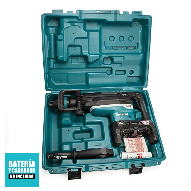 Rotomartillo Sds-Max 80V XGT (40Vx2) BL 20J Baretool Makita HR006GZ_4