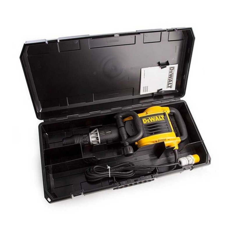 Martillo Demoledor SDS Max 1500 W 25 J + 5 Cinceles Punta Aguda 400 mm Dewalt D25899K-K3_7