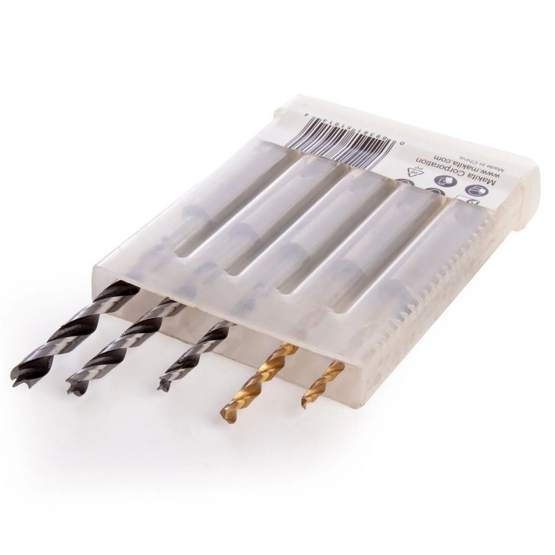Set de brocas de madera (4, 5, 6 mm) Y metal (3, 4 mm) ENCASTRE SDS-PLUS_2