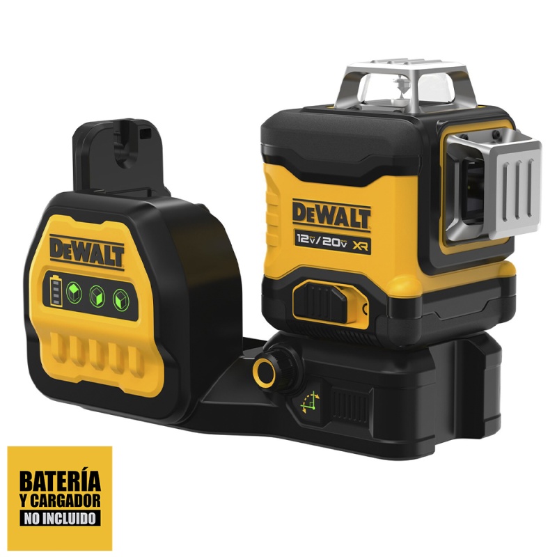 Nivel Láser de 3 Líneas x 360° 12V / 20V Max Luz Verde 30 Mts Baretool Dewalt DCLE34030GB_2