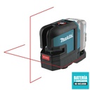 Nivel Laser Rojo Líneas Cruzadas 12V CXT 20 Metros Baretool (Sin Baterías / Sin Cargador) Makita SK105DZ_3