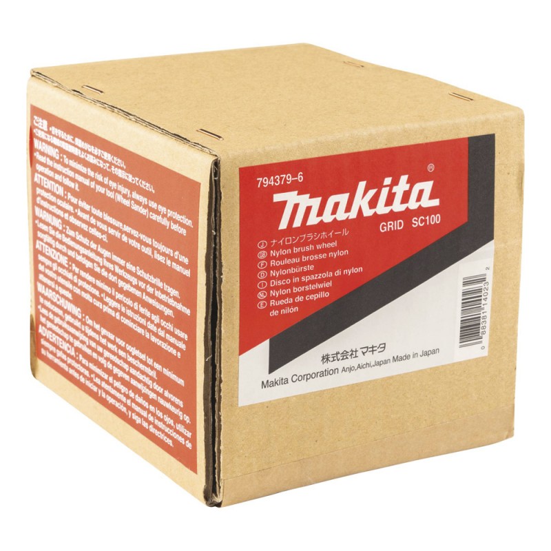 Rodillo de Nylon Abrasivo Grano 100 Acabado Liso para Lijadora de Rodillo 9741 Makita_2