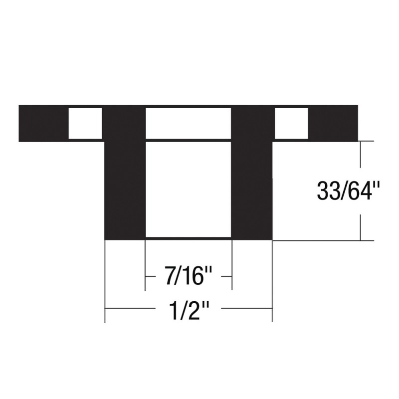 Casquillo Copiador A 7/16" x B 1/2" x C 33/64" para Ruteadora DRT50 / RP0900 / RP1800X / RP2301FC / RT0700C Makita 164776-4_2