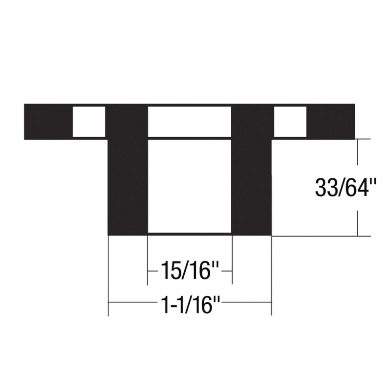 Casquillo Copiador A 15/16" x B 1-1/16" x C 33/64" para Ruteadora DRT50 / RP0900 / RP1800X / RP2301FC / RT0700 Makita 164470-8_2