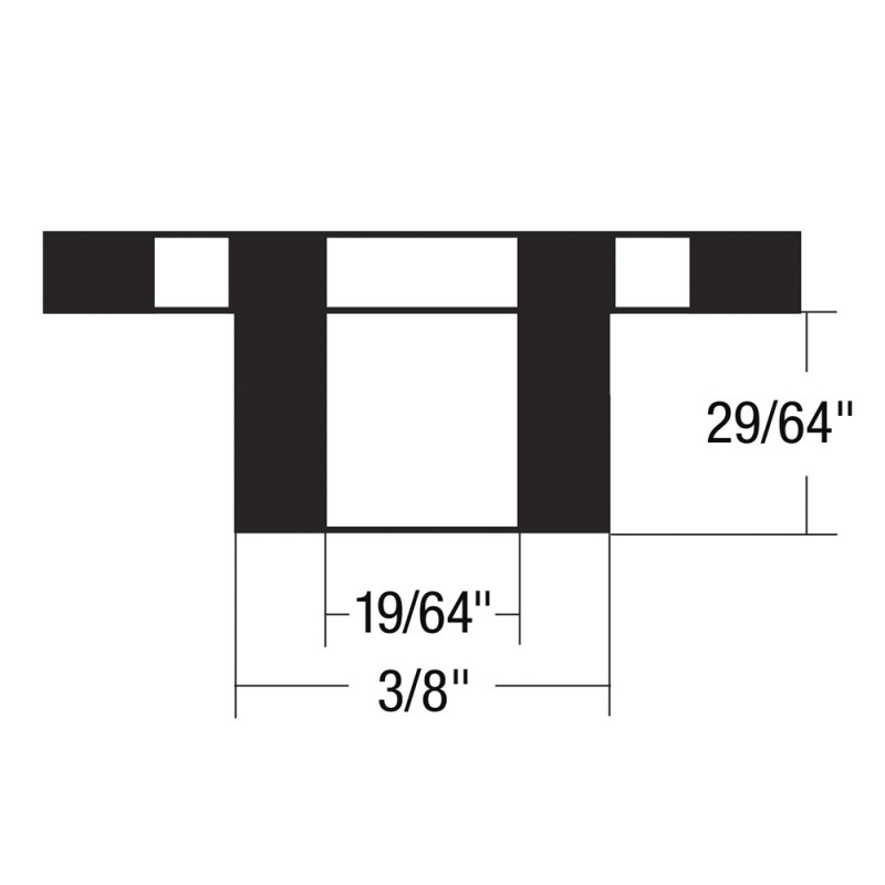 Casquillo Copiador A 19/64" x 3/8" x C 29/64" para Ruteadora DRT50 / RP0900 / RP1800X / RP2301FC / RT0700 Makita 164379-4_2