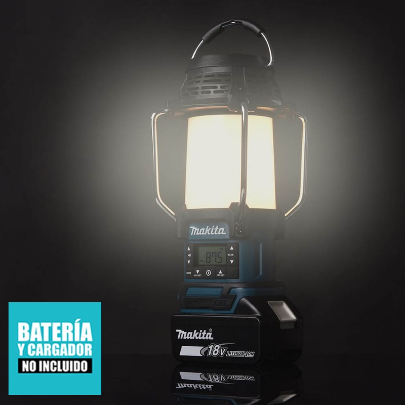 Radio con Linterna 14.4/18V LXT AM/FM Baretool Makita DMR055_5