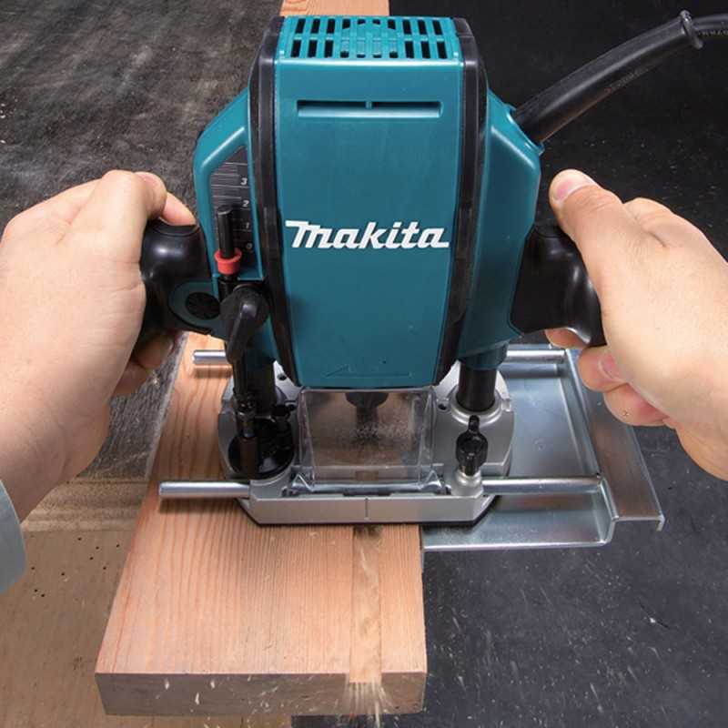 Ruteadora 3/8" - 1/4" 900W 35 mm + Fresa Recta Makita RP0900X3_6
