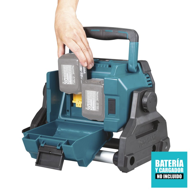 Reflector 36V (18x2) LXT 10000Lm (Sin Baterias/Sin Cargador) Makita DML809_8