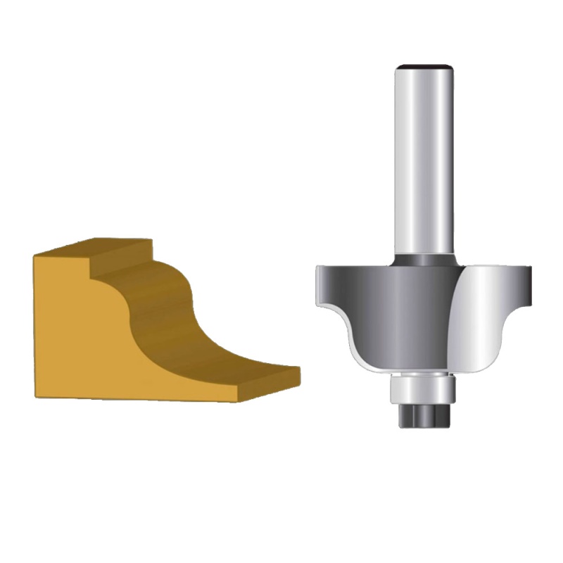 Fresa Romana 1/4" x 1 1/8" con Rodaje Makita D-50083_3