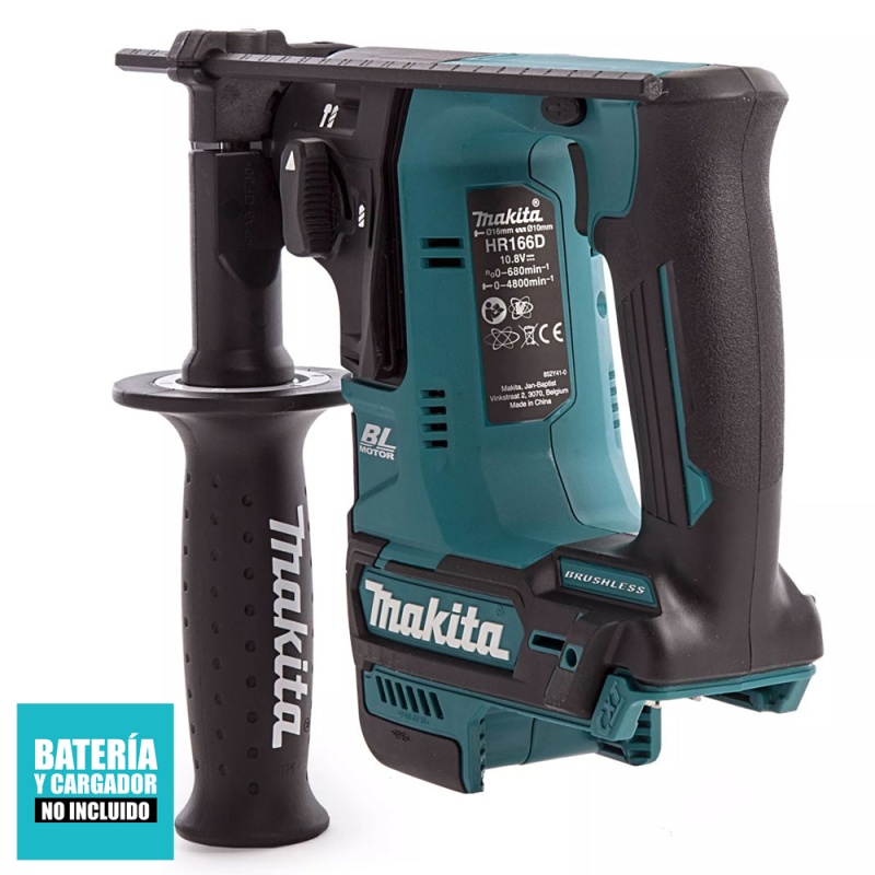Rotomartillo Sds-Plus 12V CXT BL 1.1J Baretool Makita HR166DZ_4