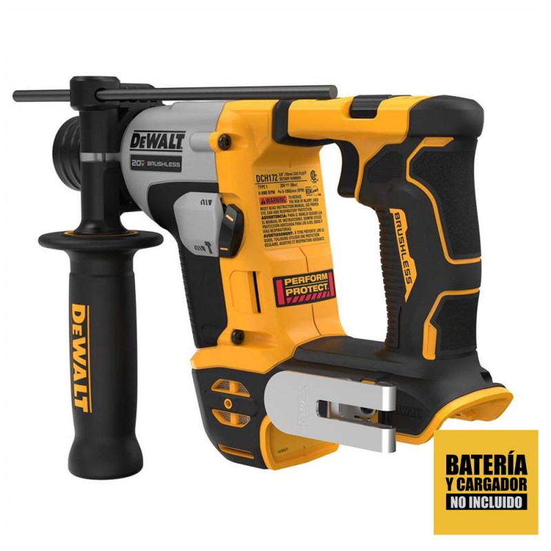 Rotomartillo Sds-Plus 20V Atomic XR 1.4J Baretool Dewalt DCH172B-B3_3