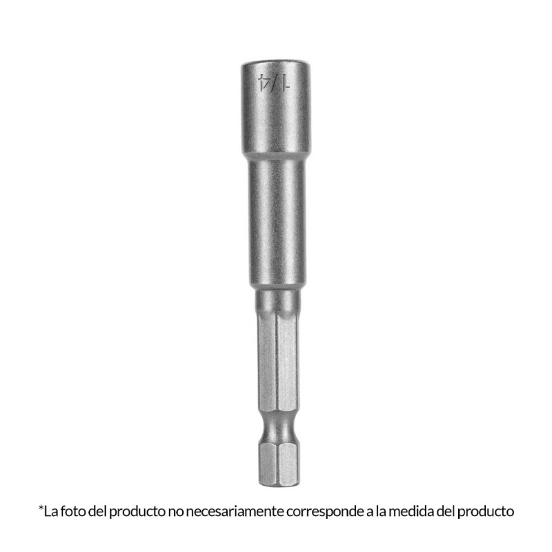 Set de Dados Hexagonales Pulgadas 1/4" Corto 5 Pzs Truper 12943_2