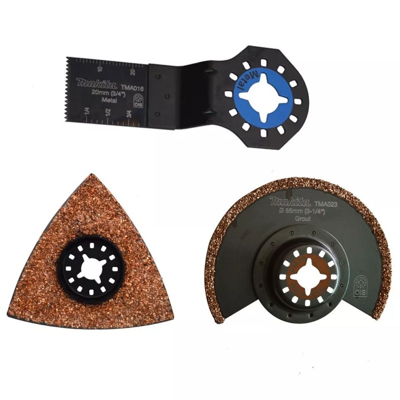 Set de cuchillas de corte (TMA016-TMA023) Y plato lijador (TMA025) MULTITOOL_2