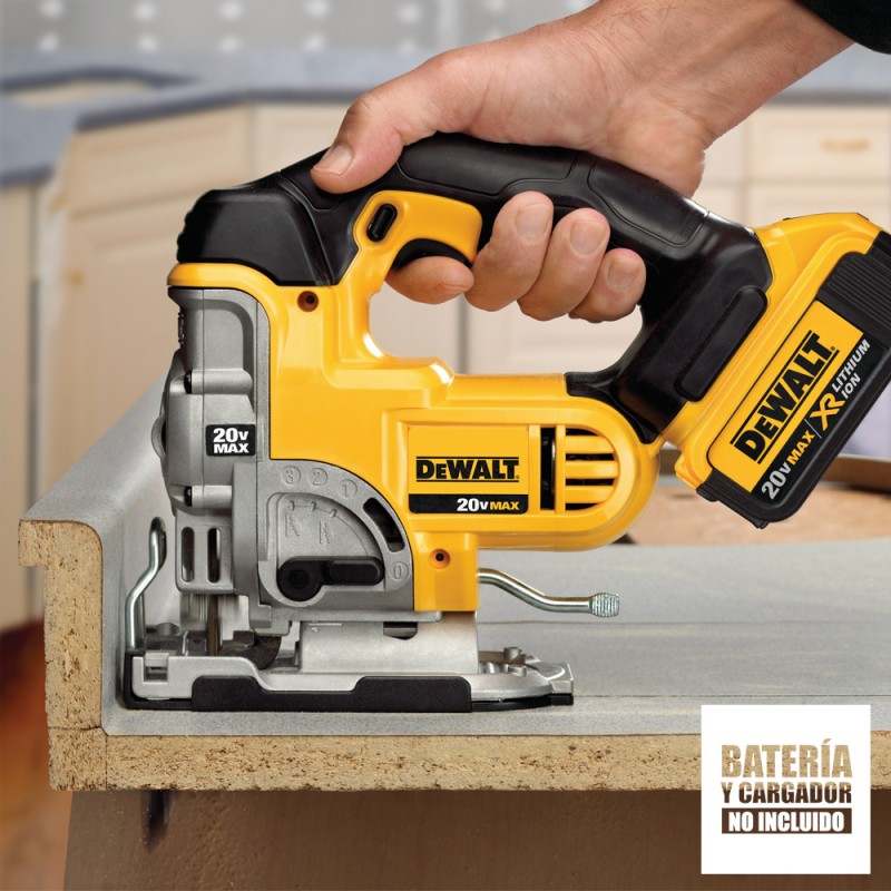 Sierra Caladora 1" 20V V.V. C.C. (Sin Baterias / Sin cargador) Dewalt DCS331B_4