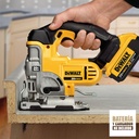 Sierra Caladora 1" 20V V.V. C.C. (Sin Baterias / Sin cargador) Dewalt DCS331B_4