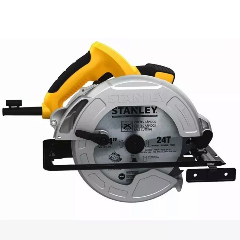 Sierra Circular 7 1/4" (184mm) 1600W Corte en 90° 65mm Stanley SC16-B2_3