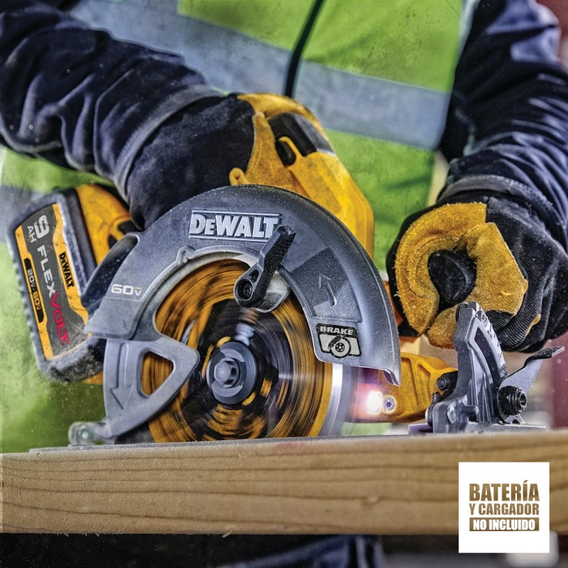Sierra Circular 7 1/4" 60V Xr FlexVolt (Sin Baterias / Sin Cargador) Dewalt DCS578B-B3_3
