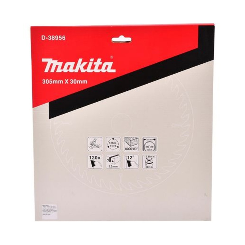 Disco de Corte 12" x 30mm para MDF 120 D Makita D-38956_2