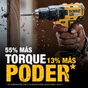 Taladro Atornillador 1/2" 20V XR Inc 2 Bat y Carg Dewalt DCD7771D2-B2_7
