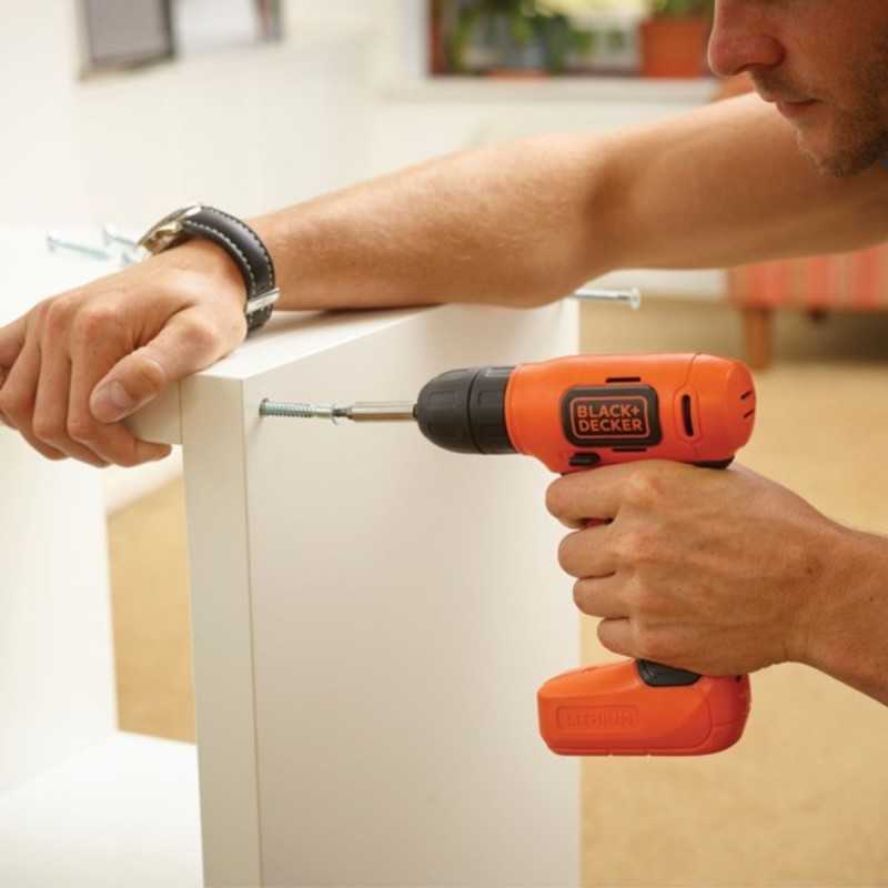 Taladro Atornillador 3/8" 8V 8Nm 1 Bat 1.5 Ah Black + Decker LD008-B2C_5