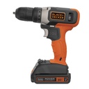 Taladro Atornillador 3/8" 20V 37Nm 1 Bat 1.5 Ah Black + Decker BCD702C1-B2_2