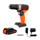 Taladro Atornillador 3/8" 20V 37Nm 1 Bat 1.5 Ah Black + Decker BCD702C1-B2_3