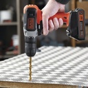 Taladro Atornillador 3/8" 20V 37Nm 1 Bat 1.5 Ah Black + Decker BCD702C1-B2_6
