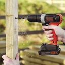 Taladro Atornillador 3/8" 20V 37Nm 1 Bat 1.5 Ah Black + Decker BCD702C1-B2_10