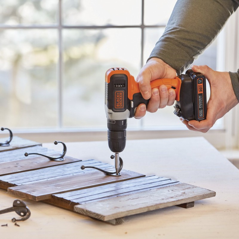 Taladro Atornillador 3/8" 20V 37Nm 1 Bat 1.5 Ah Black + Decker BCD702C1-B2_13
