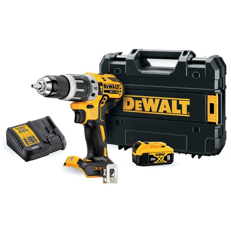 Taladro Percutor 1/2" 20V XR Inc 1 Bat y Carg Dewalt DCD796P1-B2_2