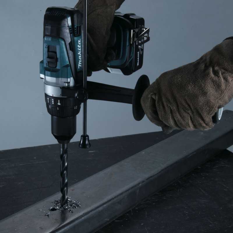 Taladro Percutor 1/2" 18V LXT Incl 2 Bat y Carg Makita DHP458RFE_5