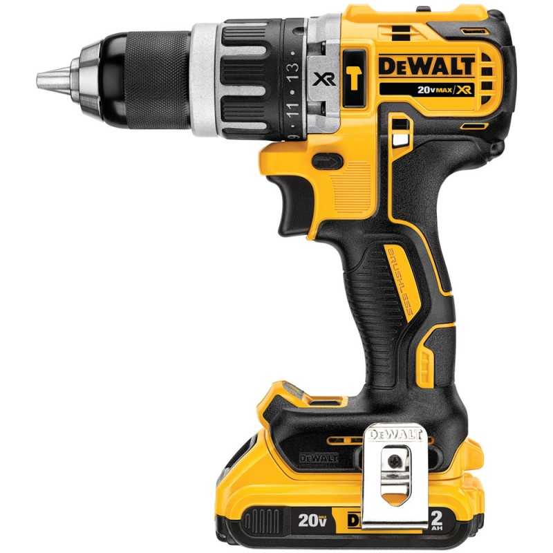 Taladro Percutor 1/2" 20V XR Inc 2 Bat y Carg Dewalt DCD796D2-B2_3