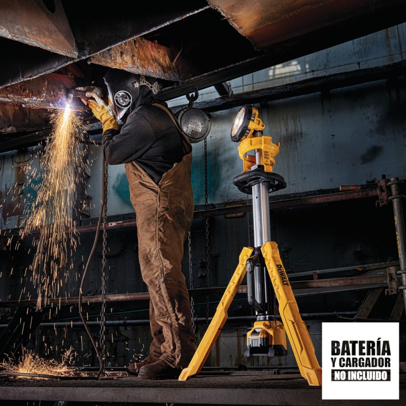 Linterna Trabajo Led 20 V 3000 Lm (Sin Baterias/Sin cargador) Dewalt DCL079B_6